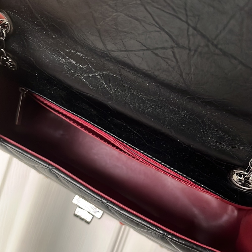 Genuine Leather Fashion Bag Black - Picture 7 of 8